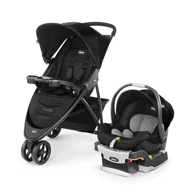 Chicco Viaro Stroller Travel System, Black