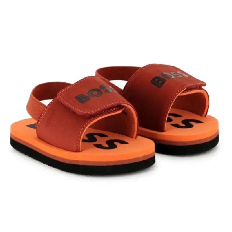 Hugo Boss Baby – Sandals Beige With Boss Logo