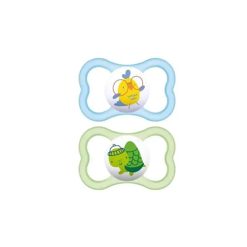 Mam Air Pacifier 6M+ Turtle & Chicken Assorted