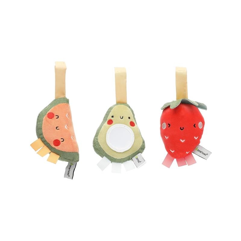 Pearhead – Stroller Toy Set Of 3, Fruit