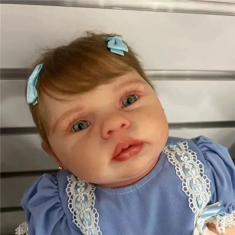 Reborn Baby Doll – White Vinyl, Honey