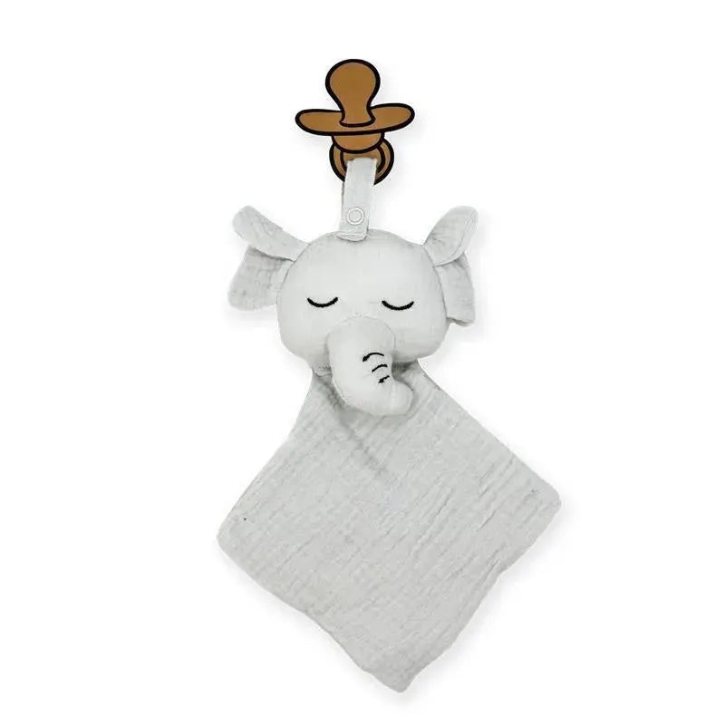 Rose Textiles – Muslin Pacifier Nunu, Elephant