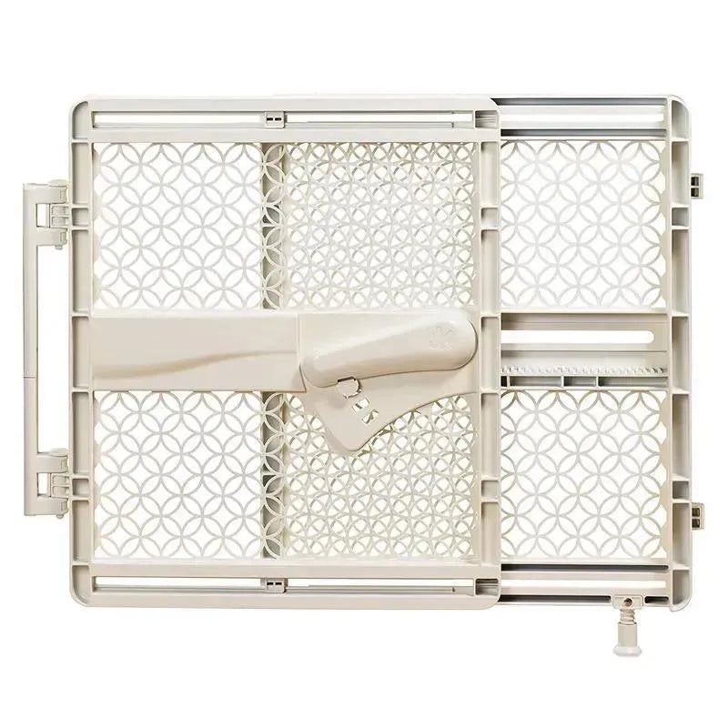 Summer Indoor & Outdoor Multi Function Walk-Thru Baby Gate – Beige
