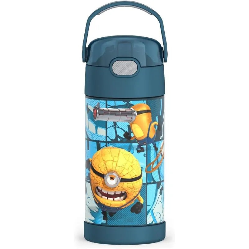 Thermos – 12Oz. Funtainer Water Bottle W/ Straw, Despicable Me 4 Movie