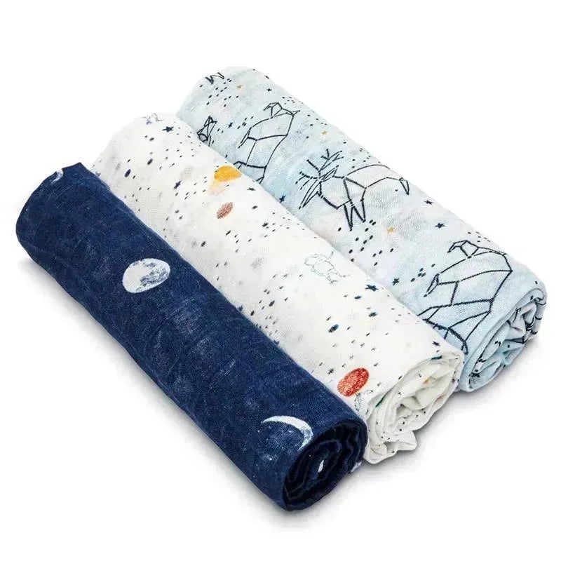 Aden + Anais – 3-Pack Swaddles – Silky Soft, Stargaze