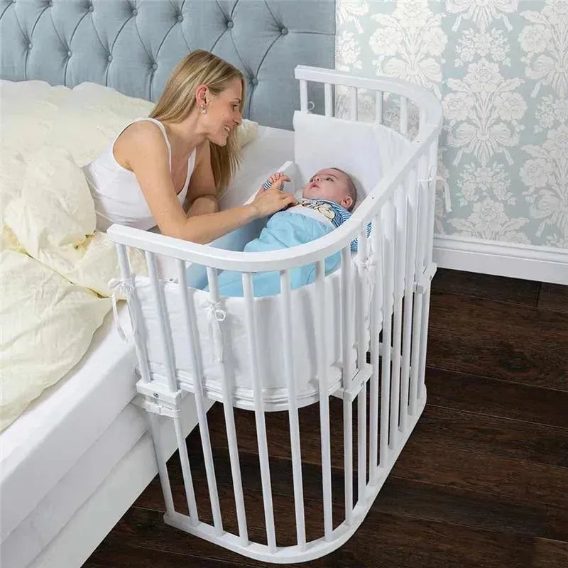 BabyBay Bedside Cosleeper, Pure White Finish