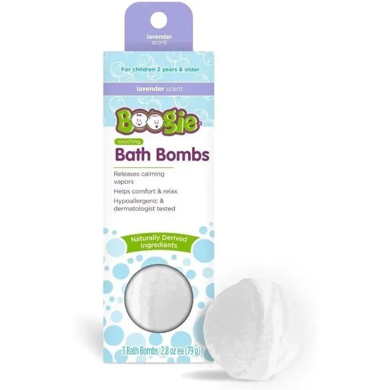 Boogie Wipes – Kids Bath Bombs, 3 Bath Bombs