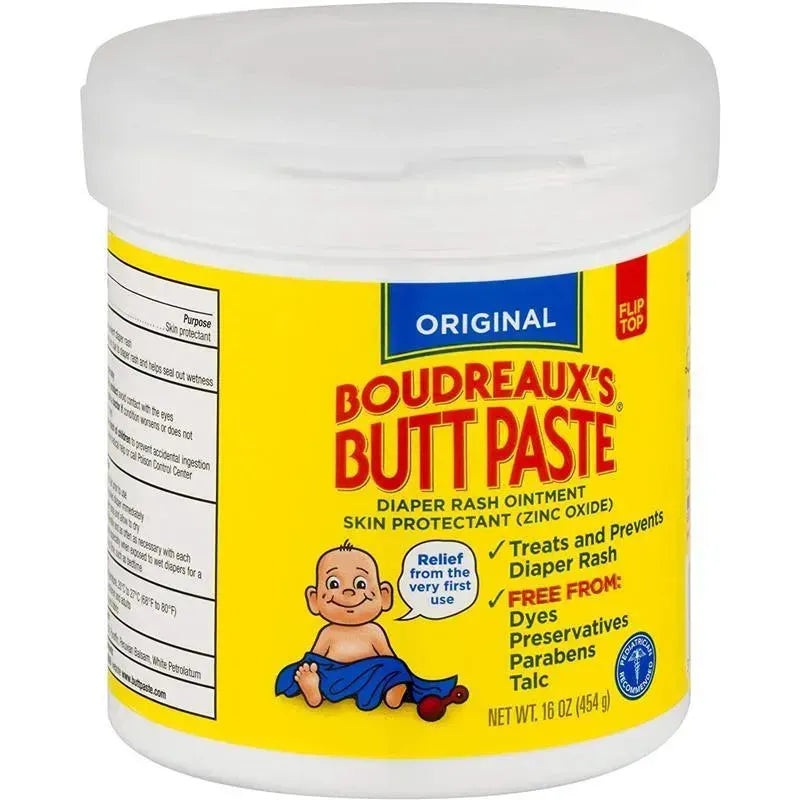 Boudreaux’s Butt Paste Diaper Rash Ointment Original, 16 Oz