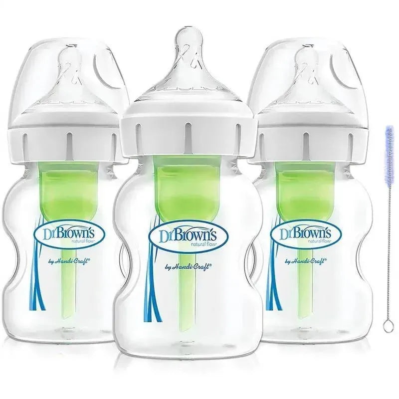 Dr. Brown’s – 5Oz 3Pk Options+ Wide-Neck Bottles