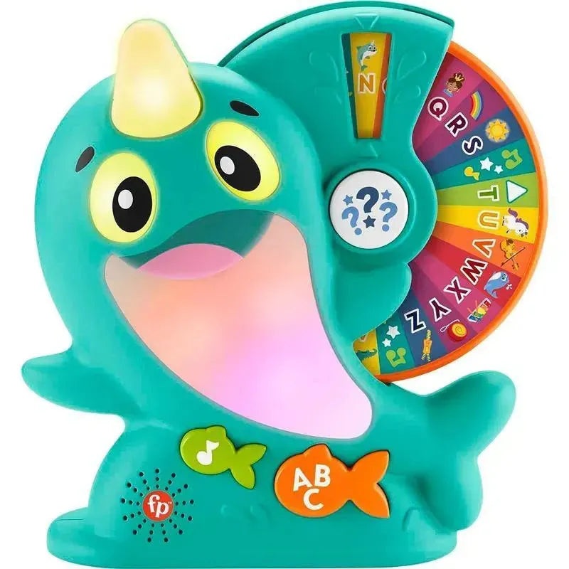 Fisher Price – Linkimals Toddler Toy Learning Narwhal with Interactive Lights Music