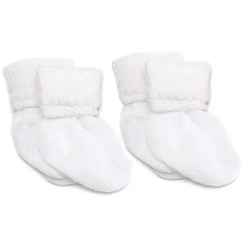 Jefferies Socks – Bubble Bootie 2 Pk, White/White