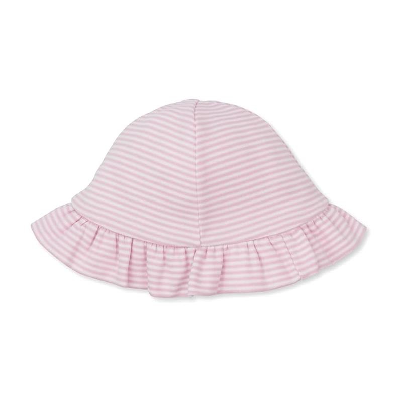 Kissy Kissy – Baby Girls Infant Saturday Regatta Pink Stripe Floppy Hat