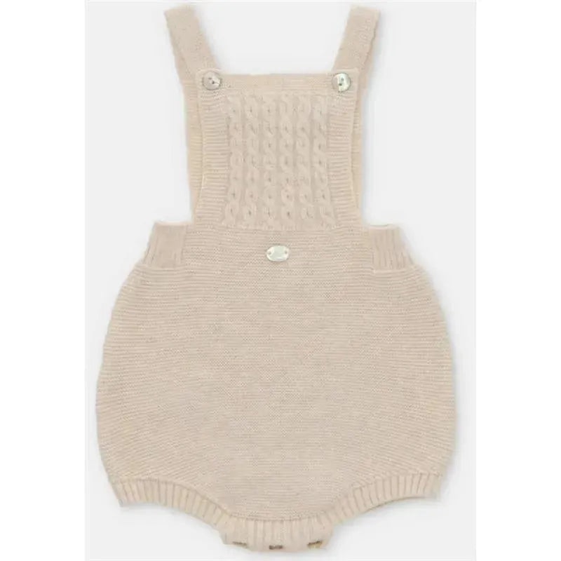 Martin Aranda – Baby Knit Overalls Gold Light Beige