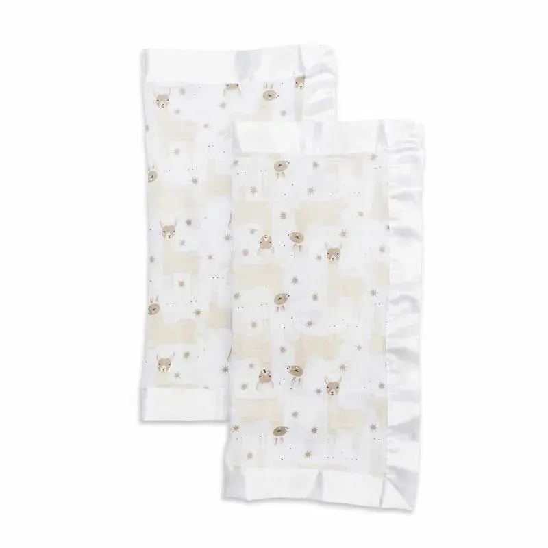 Mary Meyer – 2Pk Lulujo Cotton Security Blankets, Modern Llama