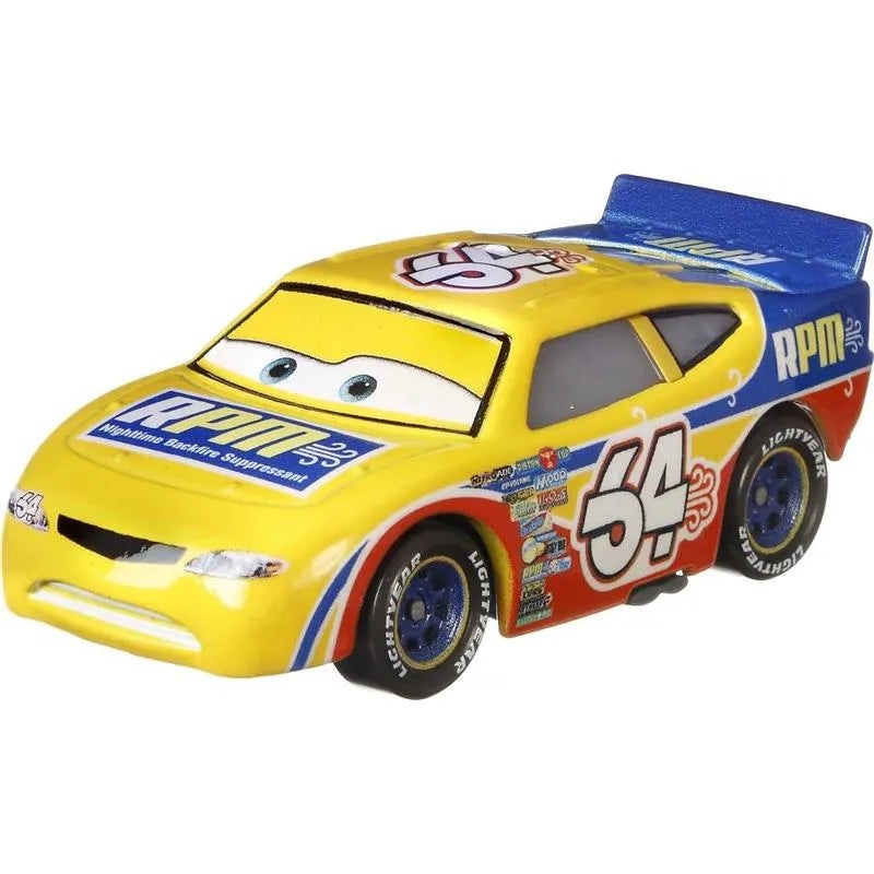 Mattel – Disney Pixar Cars Winford Bradford Rutherford – Yellow Ad Blue