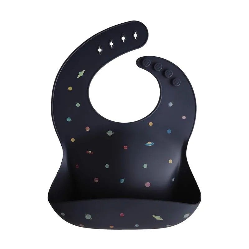 Mushie – Silicone Baby Bib, Planets