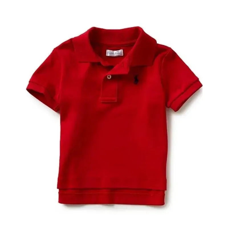 Ralph Lauren Baby – Boys Interlock Polo Shirt, Red