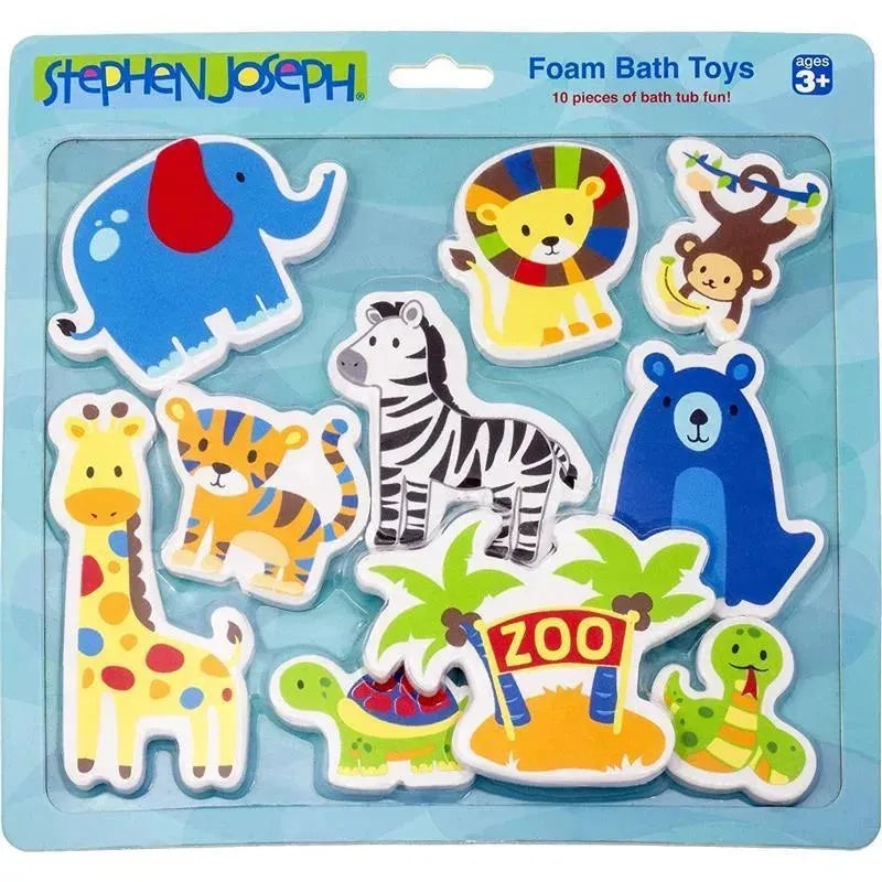 Stephen Joseph – Foam Bath Toy, Wild Animals