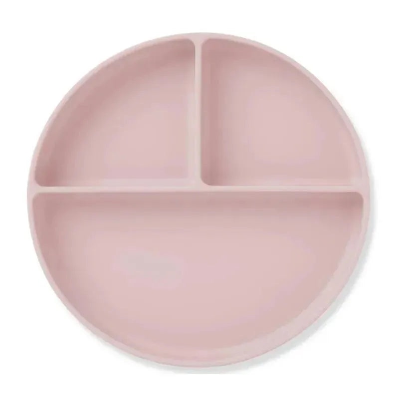 Ali + Oli – Baby Plate With Suction And Divided Portions, Pink