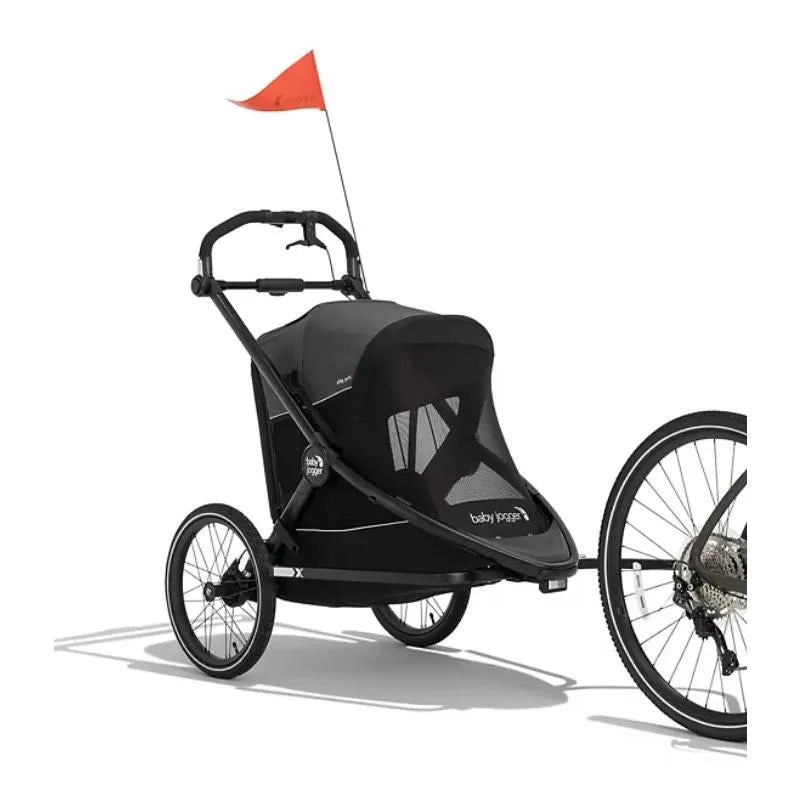 Baby Jogger – City Prix Jogger X Bike Trailer, Ambition Black