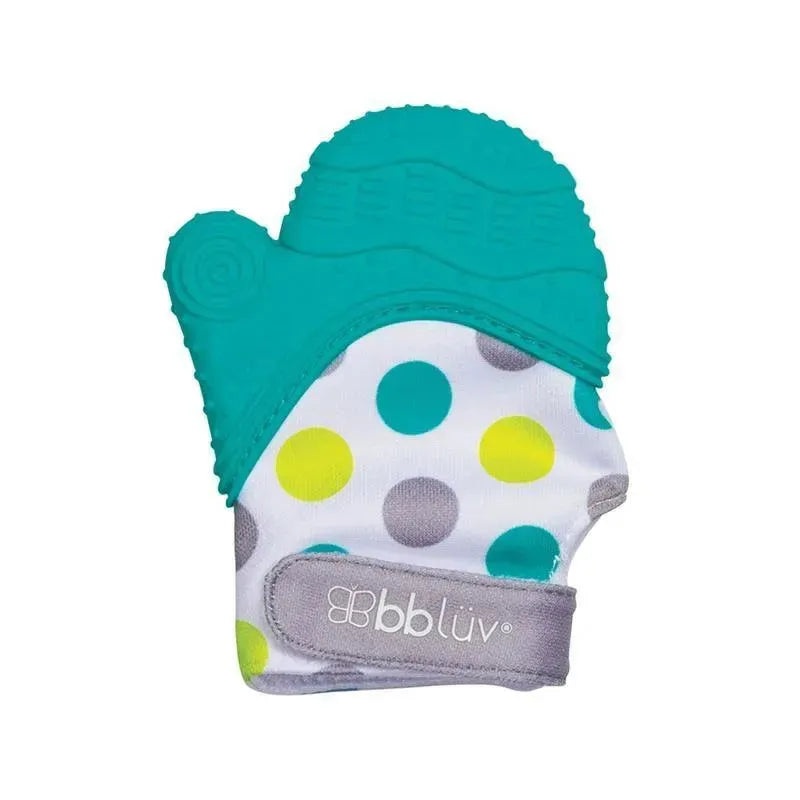 Bbluv Gluv Baby Teething Mitten, Aqua