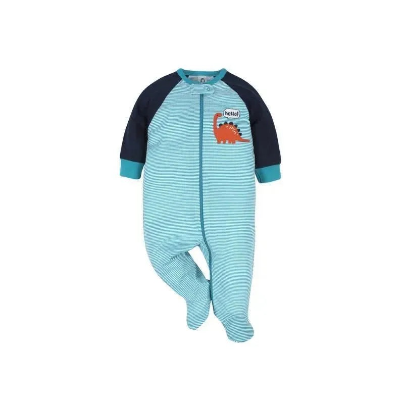 Gerber Footed Sleep n Play Baby Boy, Dinosaur 6-9M