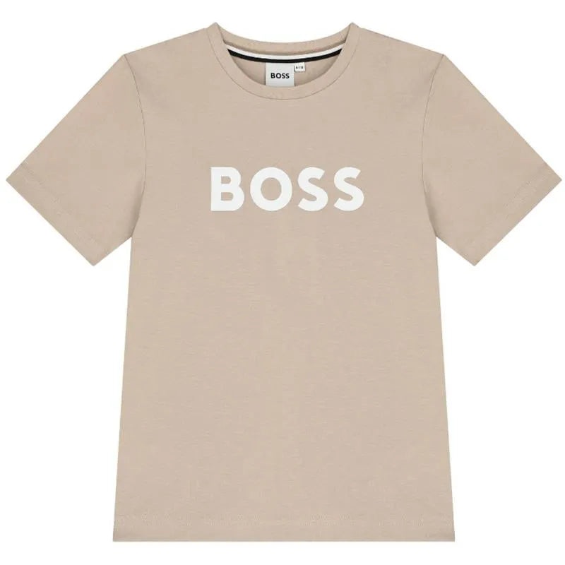 Hugo Boss Baby – Short Sleeves Tee-Shirt Boy Stone