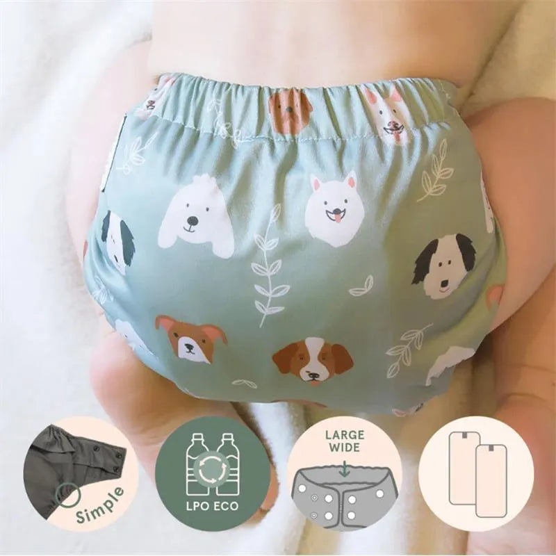 La Petite Ourse – Baby Wide Elastic Pocket Diaper Dog
