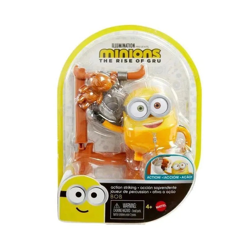 Mattel Minions The Rise of Gru – Bob with Gong & Teddy Bear