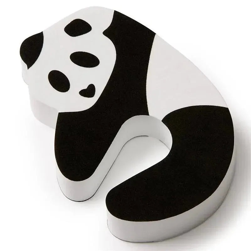 Mommys Helper Panda Door Pinch Guard, Black/White