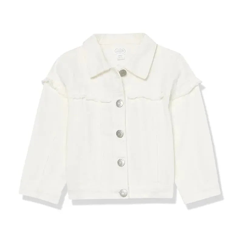 Mud Pie – Baby Girl White Denim Jacket