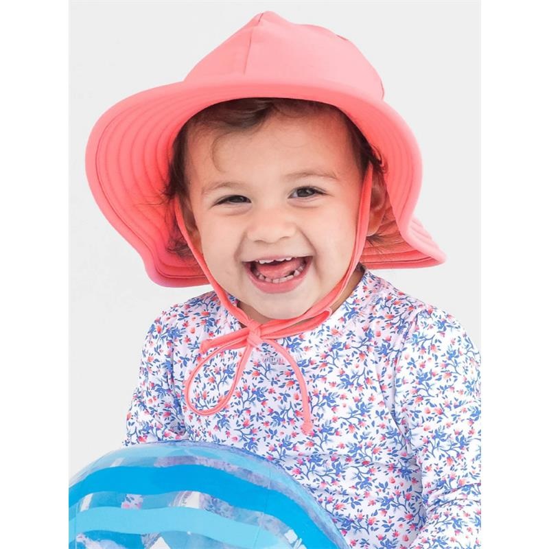 Rufflebutts – Kids Swim Hat, Bubblegum Pink