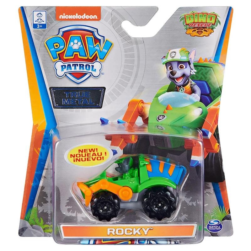 Spin Master – Paw Patrol True Metal Dino Rescue, Rocky