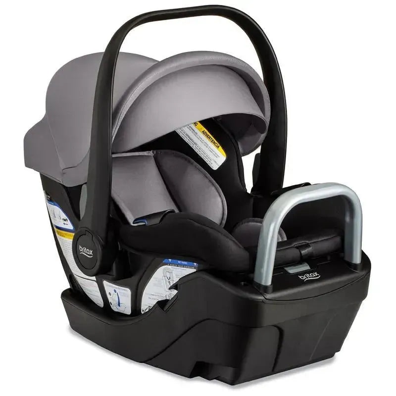 Britax – Willow S Infant Car Seat with Alpine Anti-Rebound Base, Graphite Onyx