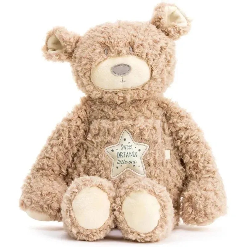 DEMDACO – Fuzzy Sweet Dreams Bear Brown Plush Toy
