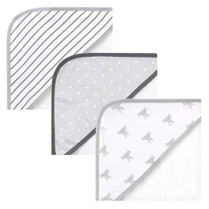 Hudson Baby – Modern Elephant Baby Cotton Rich Hooded Towels