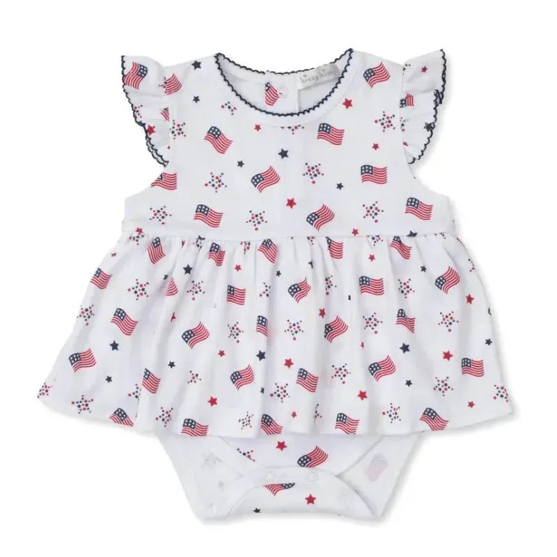 Kissy Kissy – Baby Basic Long Sleeve Bodysuit, 4th of July