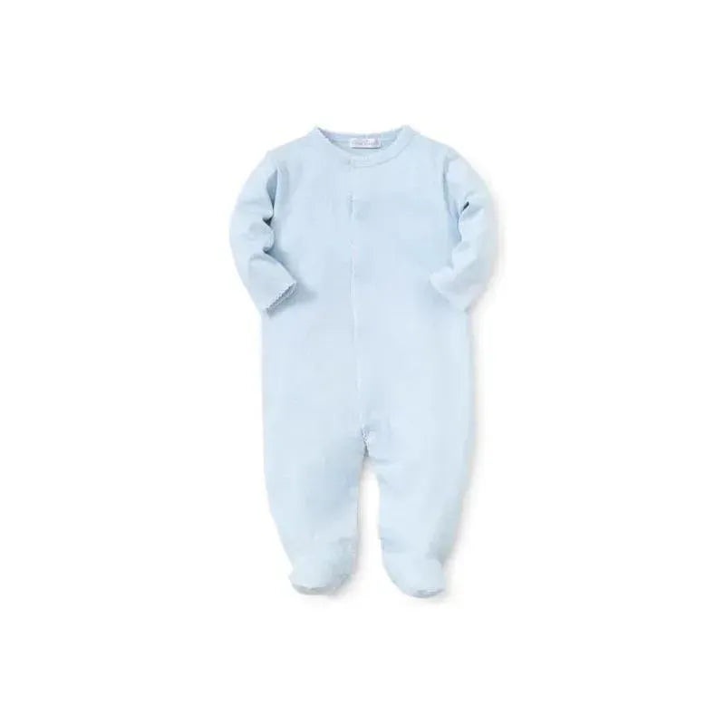 Kissy Kissy – Baby Boy New Dots Print Footie, Light Blue/White