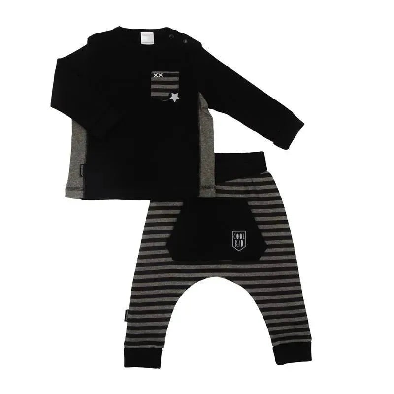 Kushies – Mini Ls T-Shirt & Harem Pant Set