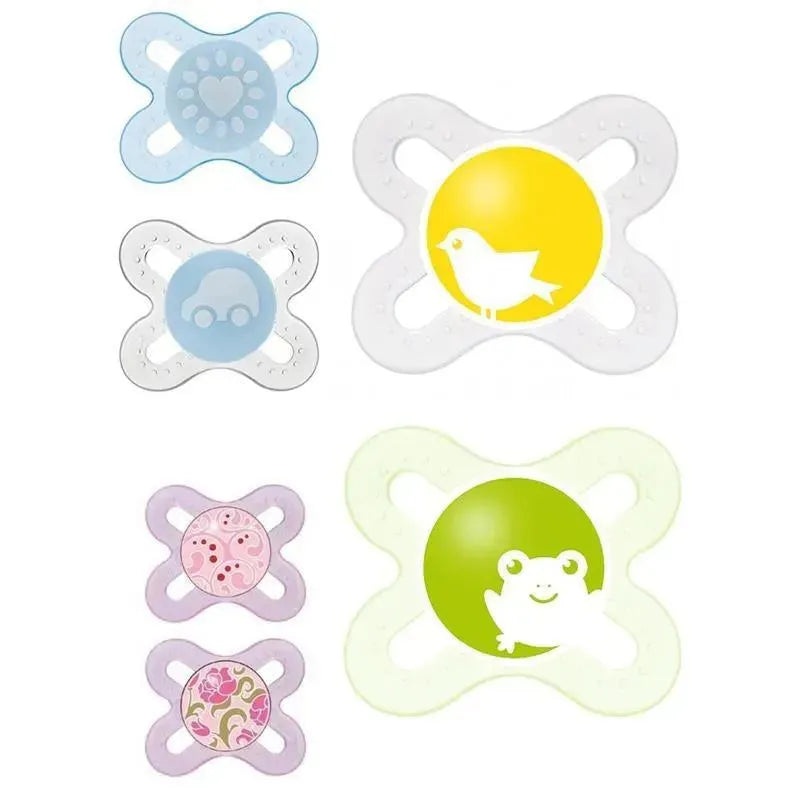 Mam Start Tender Set of Newborn Pacifiers – Colors May Vary, 2-Pack