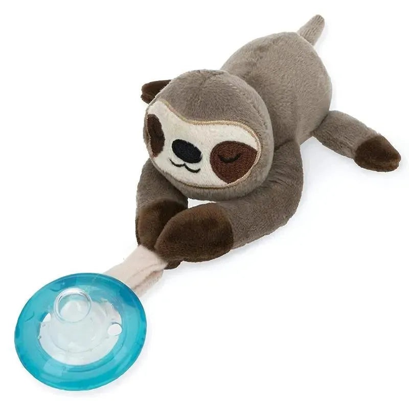 Nuby – Snuggleez Pacifinder With Silicone Pacifier, Sloth