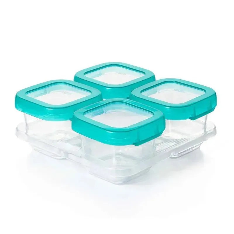 OXO Tot Baby Blocks Freezer Storage Containers 6 oz – Teal