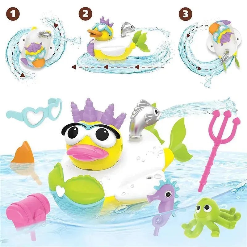 Yookidoo Jet Duck Bath Toy – Create a Mermaid