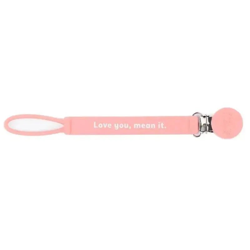 Bella Tunno – Love You Mean It Pacifier Clip