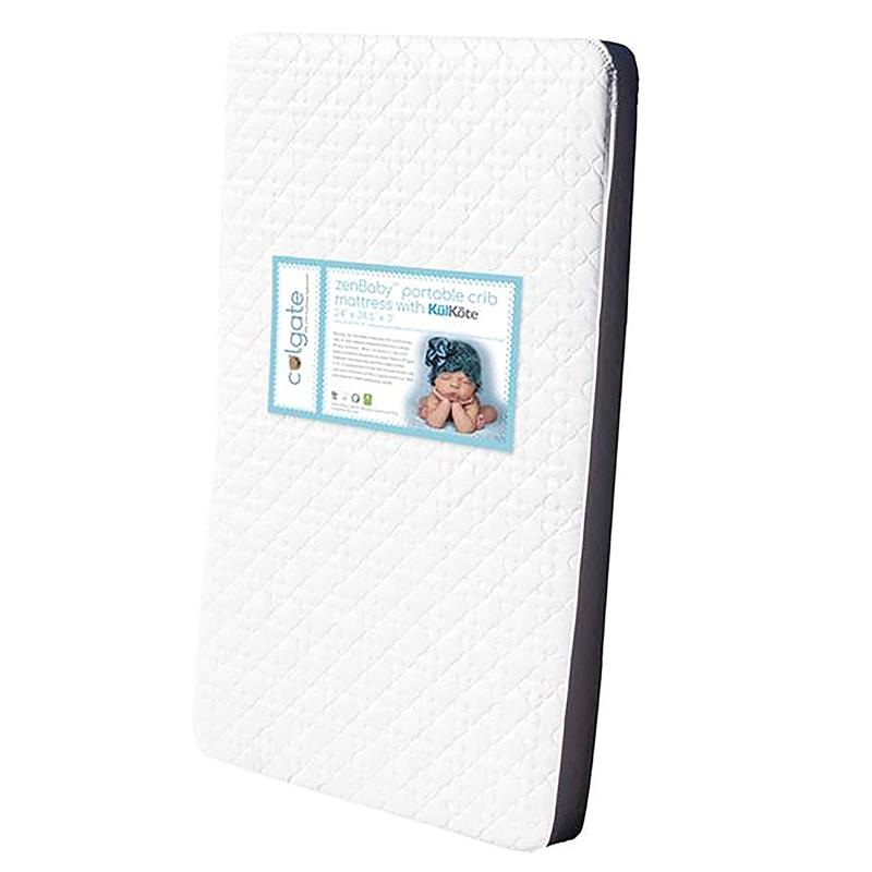 Colgate Zenbaby Crib Mattress,White, 24 x 38.5 x 3