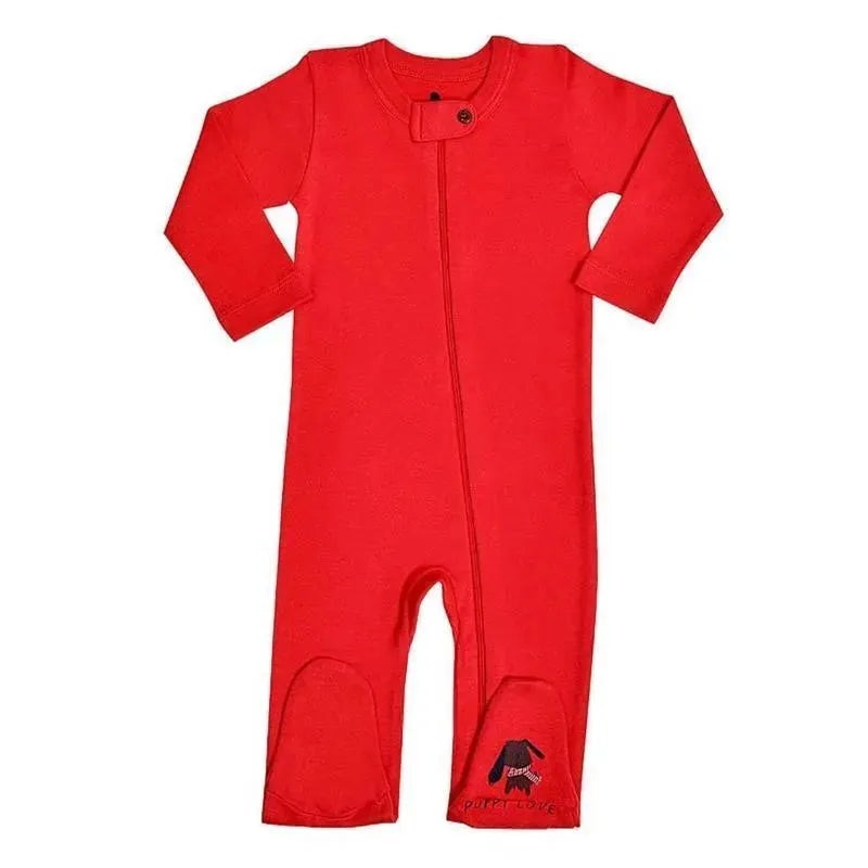 Finn + Emma Red Rover Footie