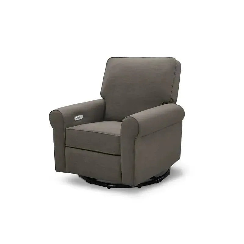 Franklin & Ben Monroe Glider, Stone Grey Linen