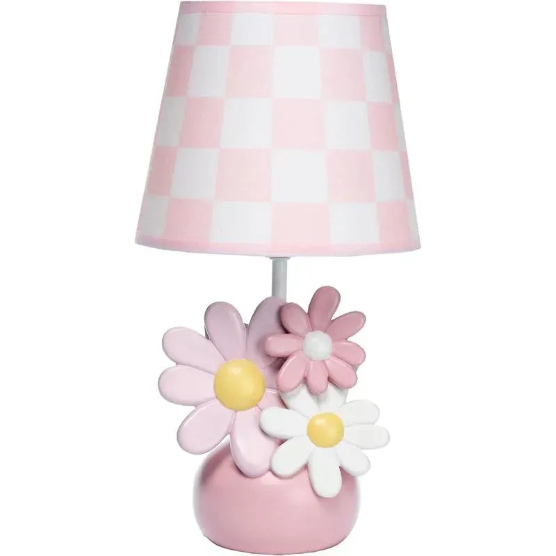Lambs & Ivy – Lamp W/Shade & Bulb, Daisy Dreams