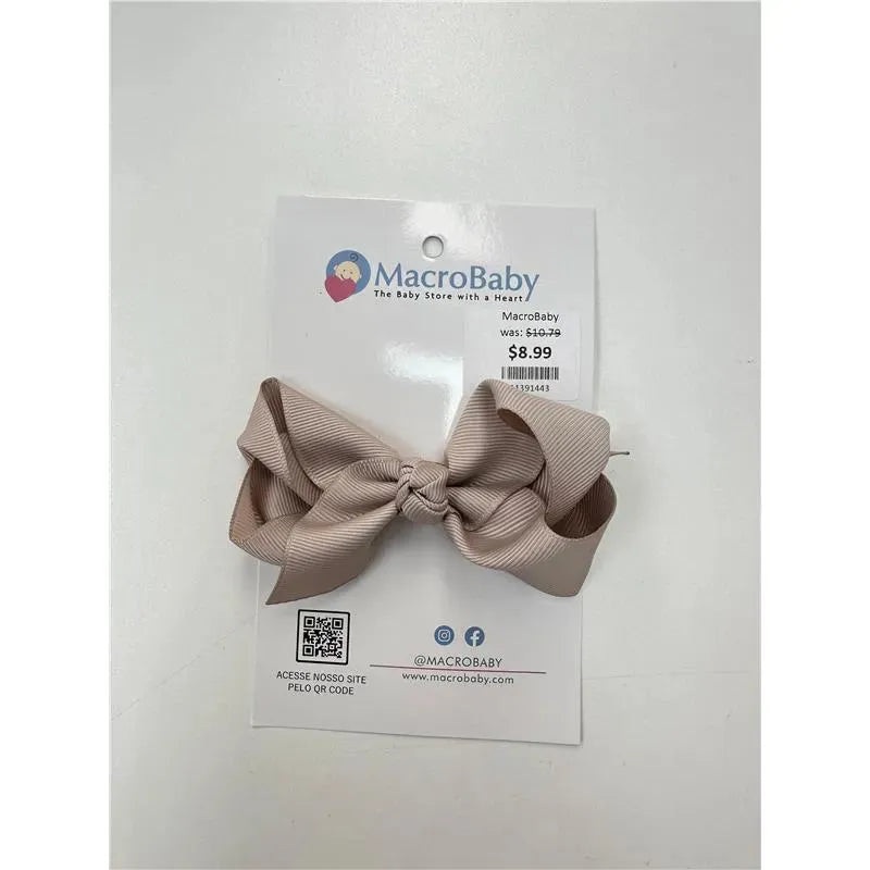 MacroBaby – Hair Bow Medium, Nude