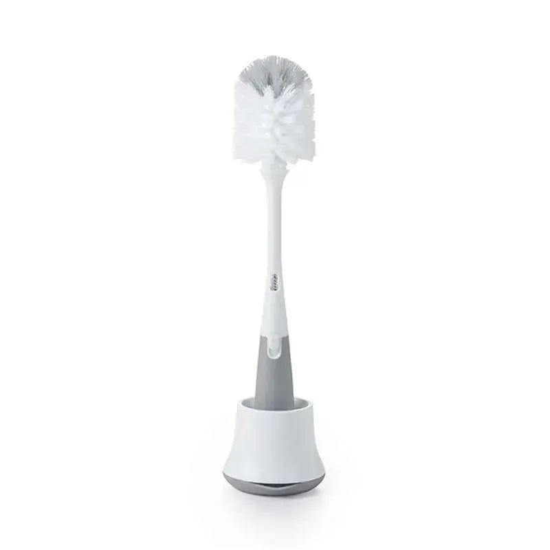 OXO Tot Bottle Brush with Bristle Cleaner & Stand – Gray
